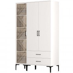 Ντουλάπα Τρίφυλλη Kumsal 845HCT5453 120x47,5x201,4cm White