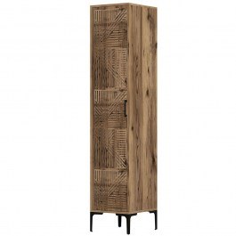 Ντουλάπα Μονόφυλλη Kumsal 845HCT5402 40x47,5x201,4cm Walnut WALNUT