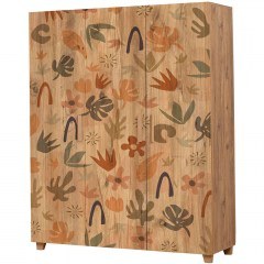 Ντουλάπα Παιδική Τρίφυλλη Leva Hedera Leaf 863SPH4237 120x48x189cm Multi