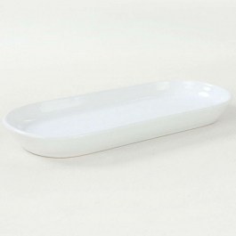 Serving Platter (Set 2Pcs) 275KRM1417 26x12,2x3cm White Hermia WHITE