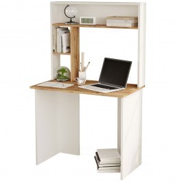 Desk 956LCS1136 90x51,6x148,6cm White-Oak WHITE