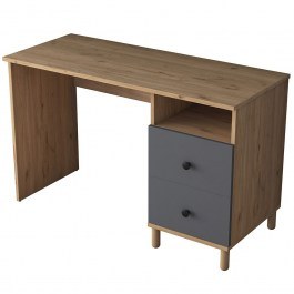 Γραφείο 893RAN3332 120x50x73,8cm Walnut-Anthracite WALNUT-ANTHRACITE