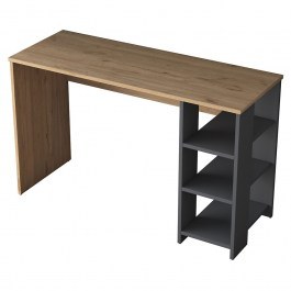 Γραφείο 893RAN3330 120x45x73,8cm Walnut-Anthracite WALNUT-ANTHRACITE