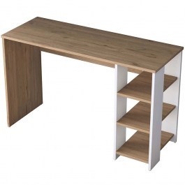 Γραφείο 893RAN2713 120x45x73,8cm White-Walnut WHITE-WALNUT