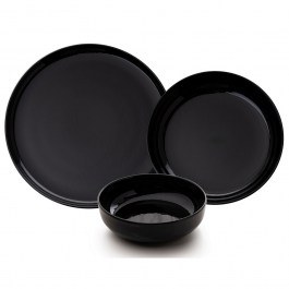 Dinner Plates (Set 12Pcs) 710KTP9754 Black Hermia BLACK