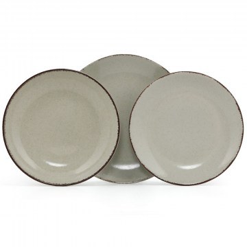 Dinner Plates (Set 18Pcs) 710KTP3381 Olive Green Hermia