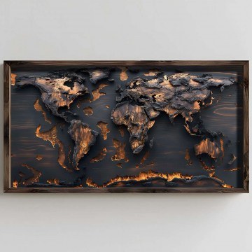 Κάδρο 856EVL1648 120x3,5x60cm Multi Wallity