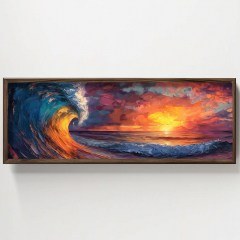 Κάδρο 856EVL1570 120x3,5x40cm Multi Wallity