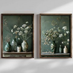 Κάδρα (Σετ 2Τμχ) 856EVL1521 35x3,5x47cm Multi Wallity