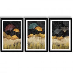 Κάδρα (Σετ 3Τμχ) 122RMF1145 38x53cm Multi Wallity