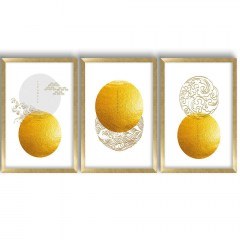 Κάδρα (Set 3Pcs) 122RMF1144 38x53cm Multi Wallity