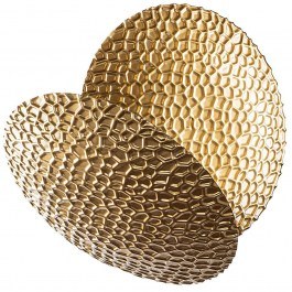 Φωτιστικό Τοίχου - Απλίκα Yosma 119FRS1551 21x15x21cm Led 5W 3000K Gold Opviq GOLD