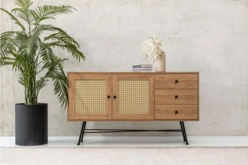 Μπουφές Nala 141HWR1126 160x40x90cm Natural