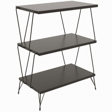 Τραπεζάκι Βοηθητικό Lazandos 854KLN4319 46x30x76cm Anthracite-Black