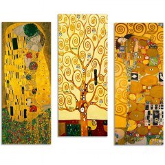 Πίνακας (Σετ 3Τμχ) 537MRV5167 20x50cm Multi Wallity