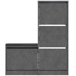 Παπουτσοθήκη Dude 779HMS4119 105x26x118,5cm Grey GREY