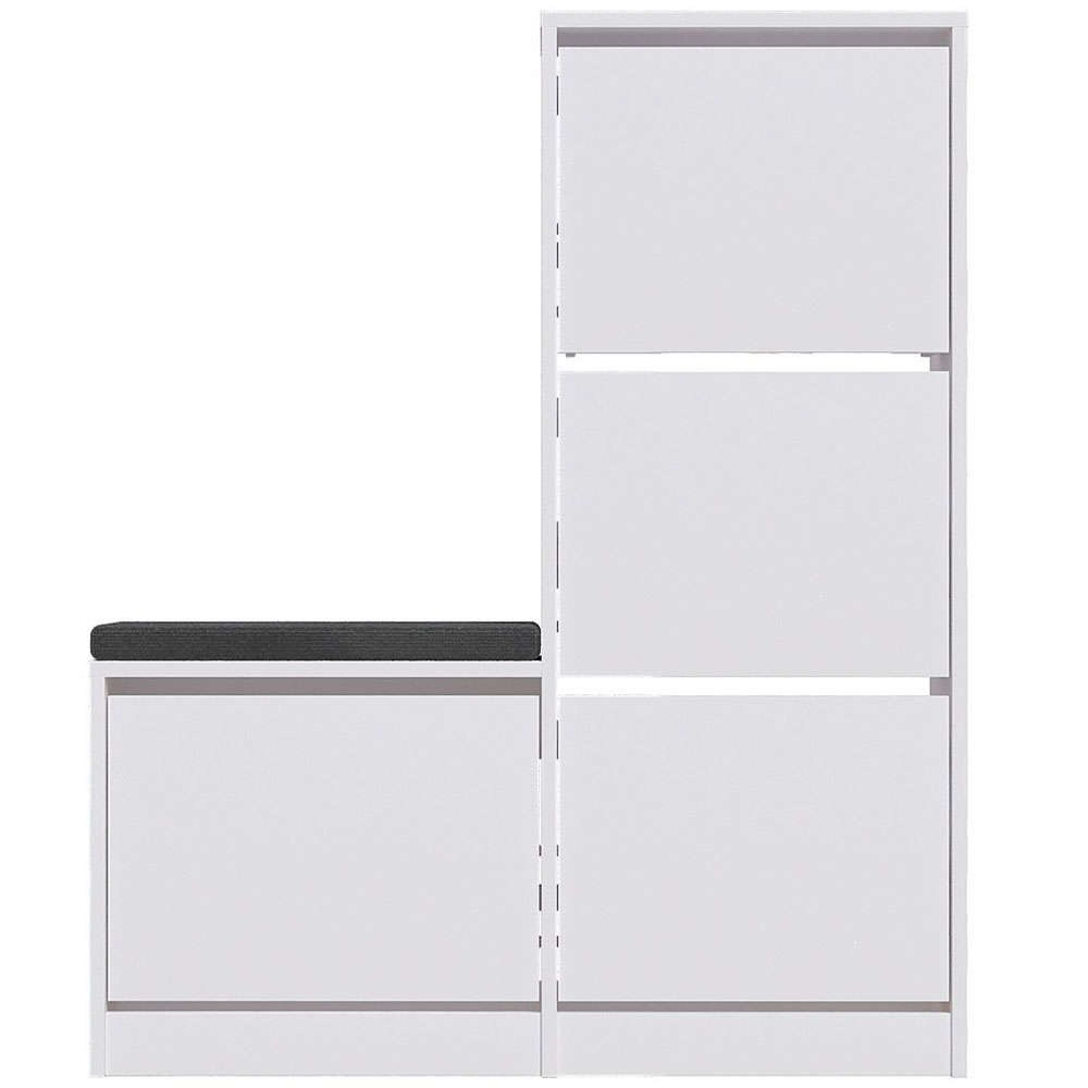 Παπουτσοθήκη Dude 779HMS4115 105x26x118,5cm White