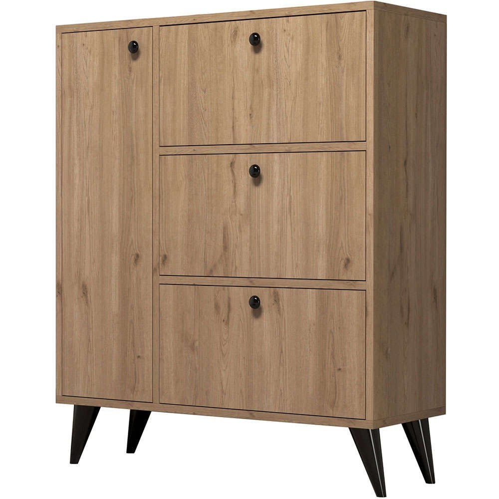 Παπουτσοθήκη Bella 389MZA1302 90x35x105cm Oak
