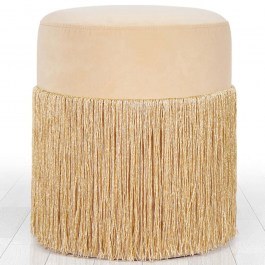 Σκαμπό Merkur 209FLF1255 Φ45x40cm Gold GOLD