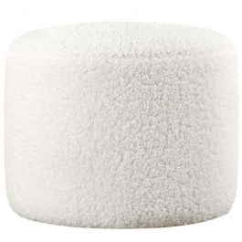 Σκαμπό Skylee Μπουκλέ 209FLF1142 54x39cm White WHITE