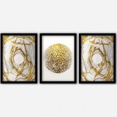 Κάδρα (Σετ 3Τμχ) 364LUL1442 35x45cm Multi Wallity