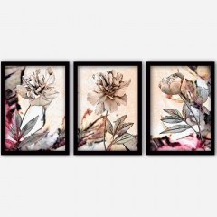 Κάδρα (Σετ 3Τμχ) 364LUL1431 35x45cm Multi Wallity