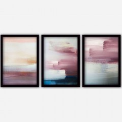 Κάδρα (Σετ 3Τμχ) 364LUL1405 35x45cm Multi Wallity