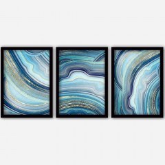 Κάδρα (Σετ 3Τμχ) 364LUL1383 35x45cm Multi Wallity