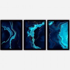 Κάδρα (Σετ 3Τμχ) 364LUL1379 35x45cm Multi Wallity