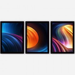 Κάδρα (Σετ 3Τμχ) 364LUL1349 35x45cm Multi Wallity