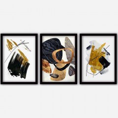 Κάδρα (Σετ 3Τμχ) 364LUL1331 35x45cm Multi Wallity