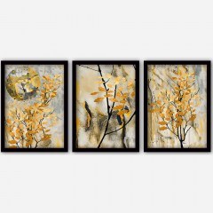 Κάδρα (Σετ 3Τμχ) 364LUL1306 35x45cm Multi Wallity