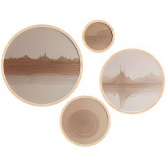 Κάδρα (Σετ 4Τμχ) 693BSE2076 Φ45/36/27/18cm Multi Wallity