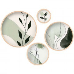 Κάδρα (Σετ 4Τμχ) 693BSE2073 Φ45/36/27/18cm Multi Wallity