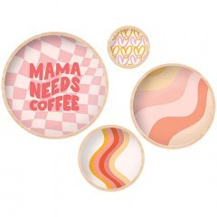 Κάδρα (Σετ 4Τμχ) 693BSE2072 Φ45/36/27/18cm Multi Wallity