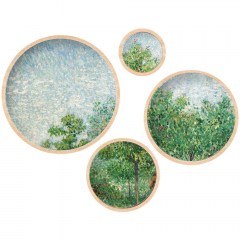 Κάδρα (Σετ 4Τμχ) 693BSE2070 Φ45/36/27/18cm Multi Wallity