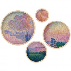 Κάδρα (Σετ 4Τμχ) 693BSE2069 Φ45/36/27/18cm Multi Wallity