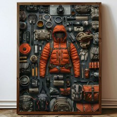 Frame 856EVL1576 50x3,5x70cm Multi Wallity