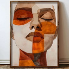 Κάδρο 856EVL1603 50x3,5x70cm Multi Wallity