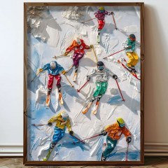 Κάδρο 856EVL1600 50x3,5x70cm Multi Wallity