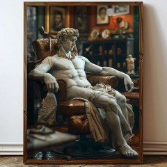 Κάδρο 856EVL1583 50x3,5x70cm Multi Wallity