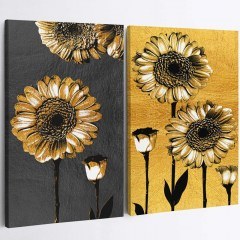 Πίνακας Καμβάς (Σετ 2Τμχ) 910NVT1185 50x70cm Multi Wallity