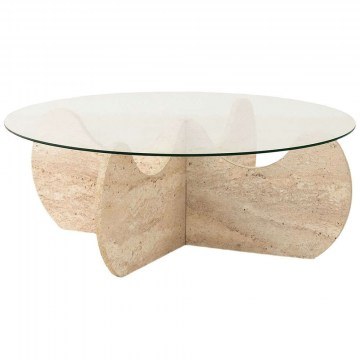 Coffee Table Himalayas 552NOS2505 D90x30cm Travertine Beige