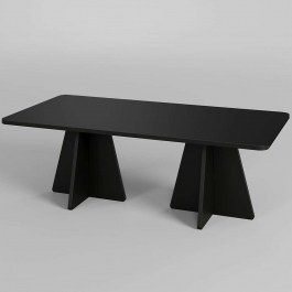 Coffee Table Mushroom 552NOS2476 120x60x40cm Black BLACK