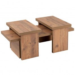 Τραπέζι Σαλονιού Sanctuary 241NRD1223 110x45x41,5cm Pine NATURAL