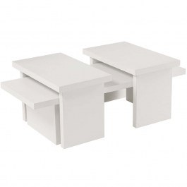 Τραπέζι Σαλονιού Sanctuary 241NRD1219 110x45x41,5cm White WHITE