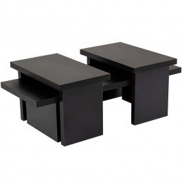 Τραπέζι Σαλονιού Sanctuary 241NRD1221 110x45x41,5cm Black BLACK