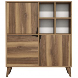 Ντουλάπι Pulse 845HCT3915 100x30x115cm Walnut WALNUT