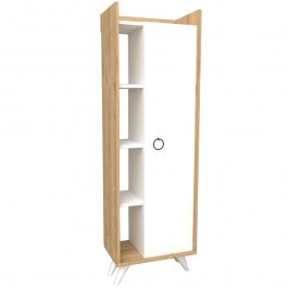 Στήλη Μπάνιου Ilgim 835PUQ3914 50x31,8x140cm Oak-White OAK-WHITE