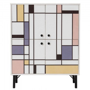 Παπουτσοθήκη - Ντουλάπι Multilux Midia 869VEL4525 95x36x111cm Multi